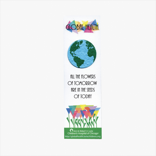 Seed Paper Printed Mini Shape Value Bookmarks