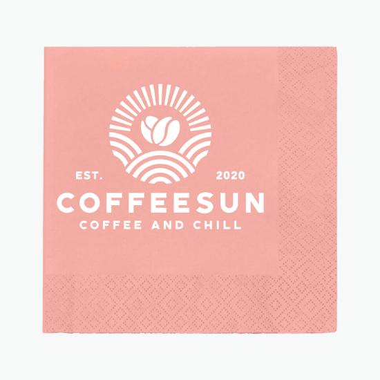 Colored Beverage Napkin - 2 Ply