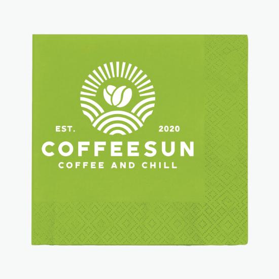 Colored Beverage Napkin - 2 Ply