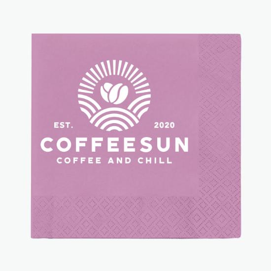 Colored Beverage Napkin - 2 Ply