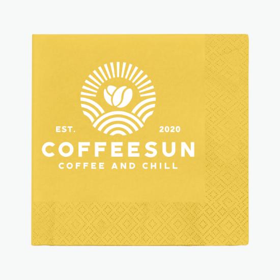 Colored Beverage Napkin - 2 Ply