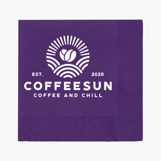 Colored Beverage Napkin - 2 Ply
