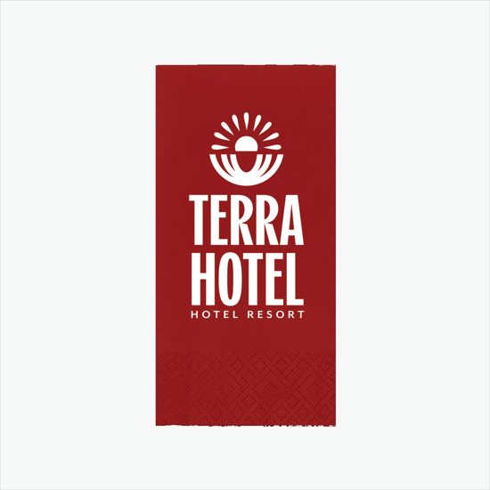 Colored Dinner Napkin 1/8 Fold - 2 Ply