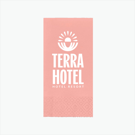 Colored Dinner Napkin 1/8 Fold - 2 Ply