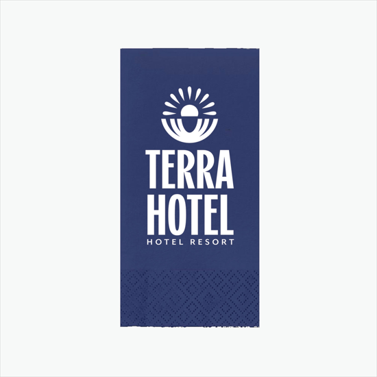 Colored Dinner Napkin 1/8 Fold - 2 Ply