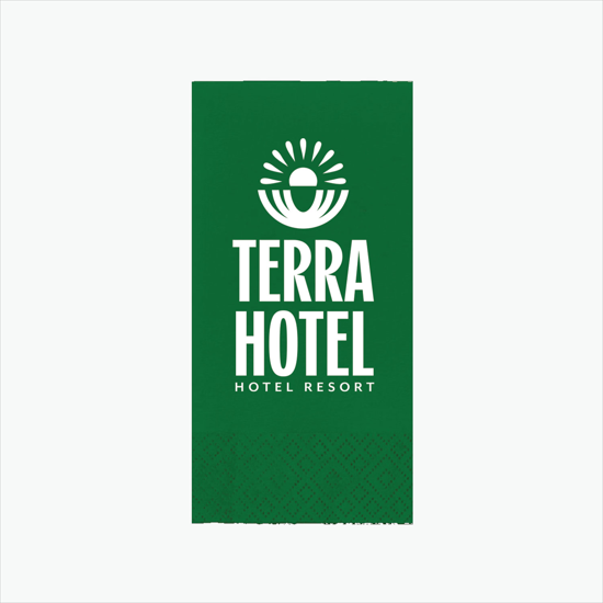 Colored Dinner Napkin 1/8 Fold - 2 Ply