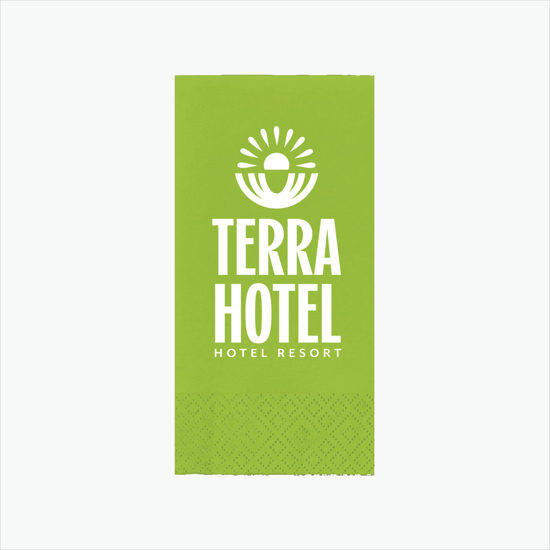 Colored Dinner Napkin 1/8 Fold - 2 Ply