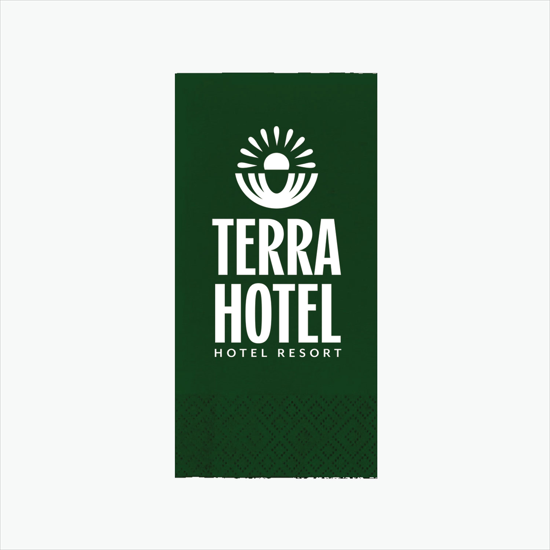 Colored Dinner Napkin 1/8 Fold - 2 Ply