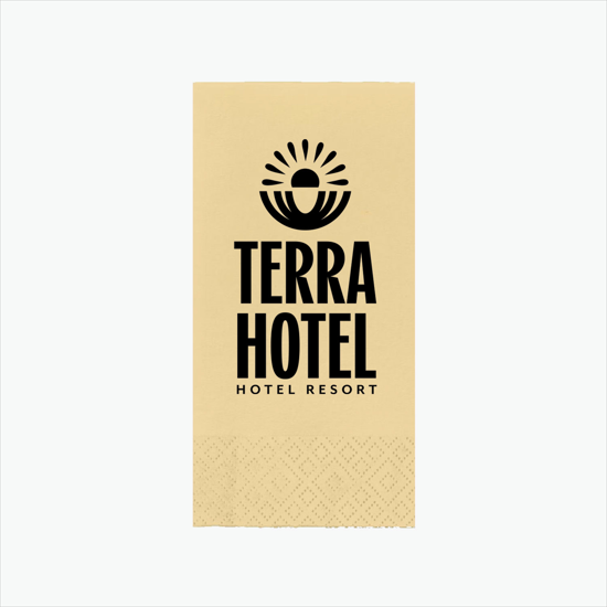 Colored Dinner Napkin 1/8 Fold - 2 Ply