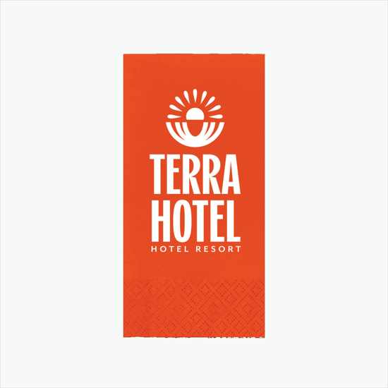 Colored Dinner Napkin 1/8 Fold - 2 Ply