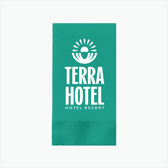 Colored Dinner Napkin 1/8 Fold - 2 Ply