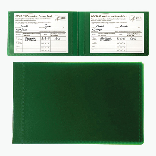 Registration Dual Card Holder - Blank