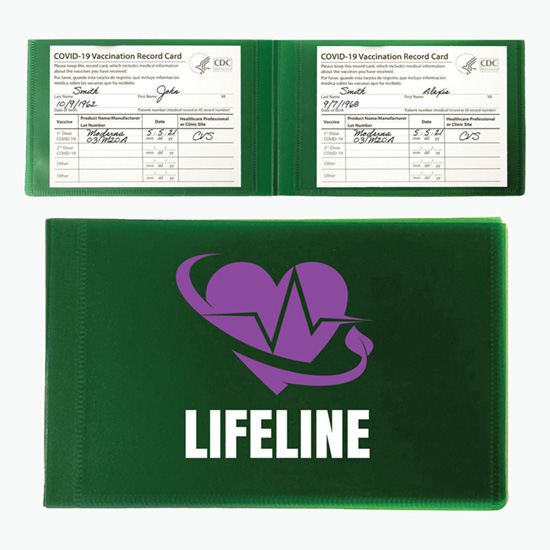 Registration Dual Card Holder - Multi Color Imprint