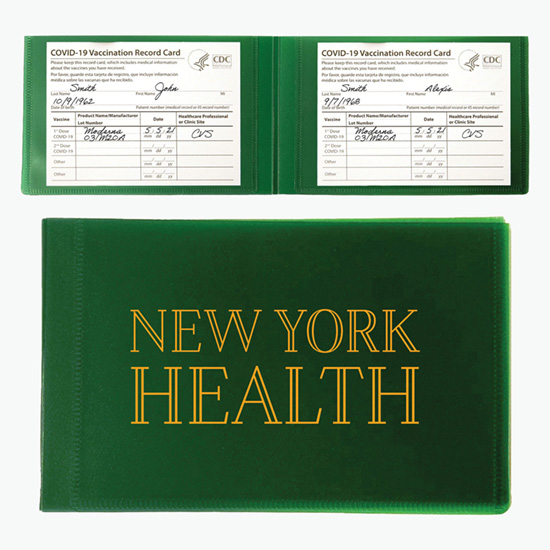Registration Dual Card Holder - One Color Imprint