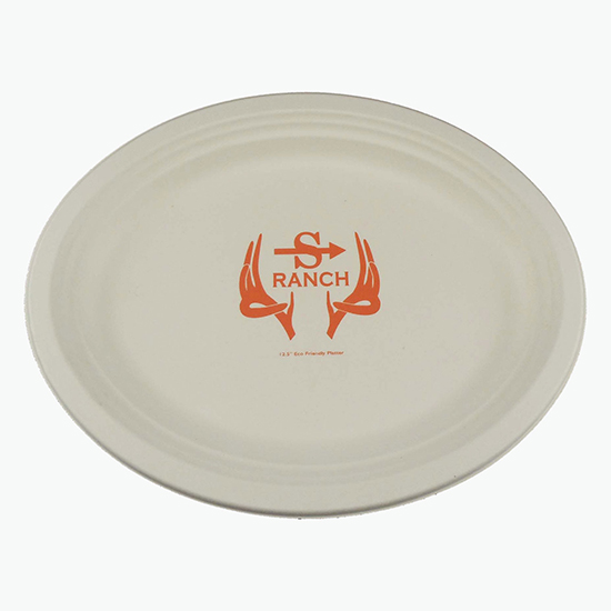 Eco-Friendly Oval Plate - 12.5