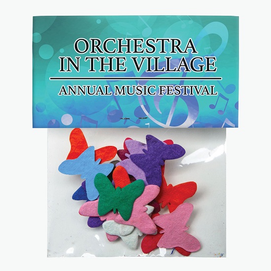 Shaped Seeded Paper Confetti - Butterfly