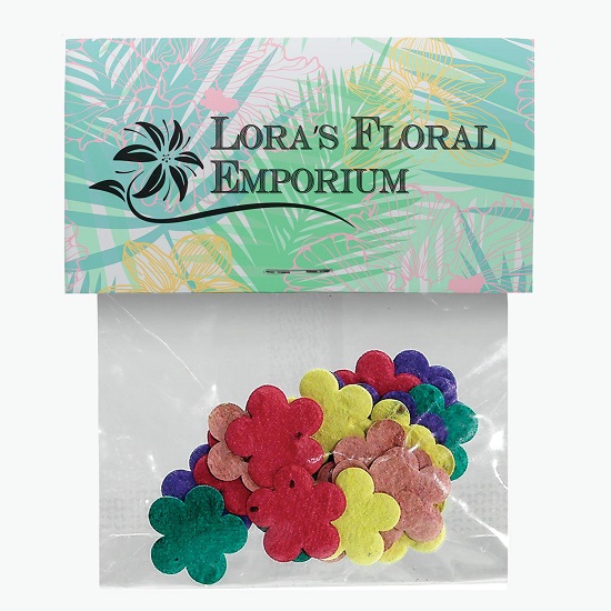 Shaped Seeded Paper Confetti - Flower