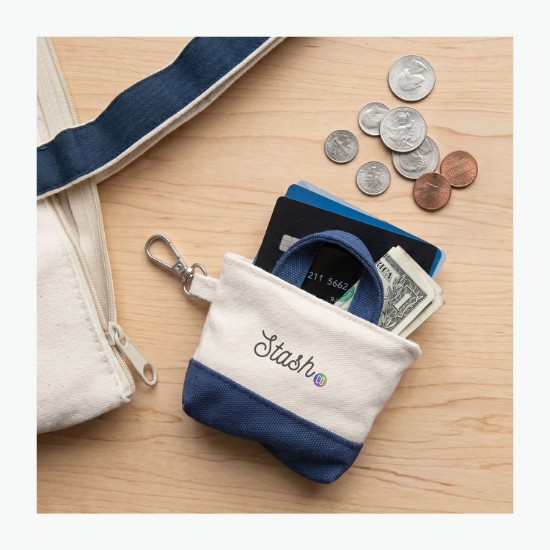 Recycled Cotton Mini Tote Bag Charm - 24-Hour Production