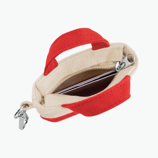 Recycled Cotton Mini Tote Bag Charm - 24-Hour Production