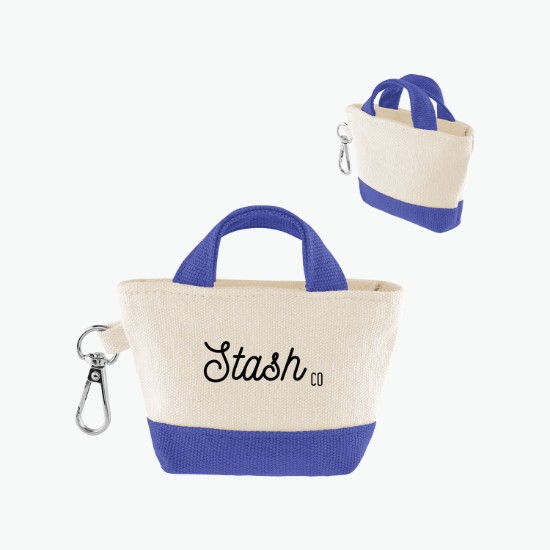 Recycled Cotton Mini Tote Bag Charm