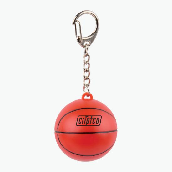 Recycled Basketball SPF15 Lip Balm Keychain - 24-Hour Production