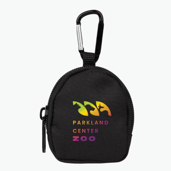 Recycled Mini Backpack Bag Charm - Full Color
