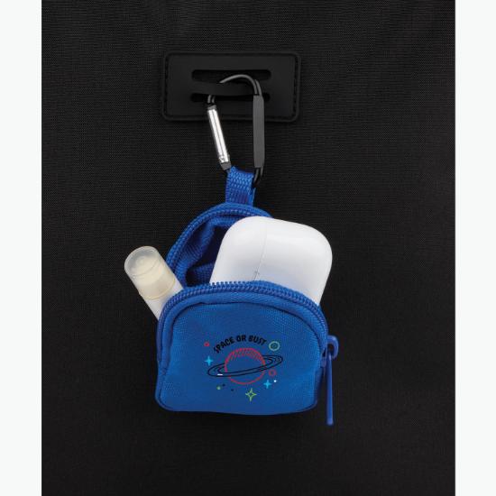 Recycled Mini Backpack Bag Charm - Full Color