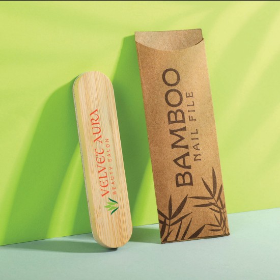 Bamboo Nail File - Full Color
