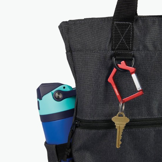House Shape Carabiner Recycled Keychain