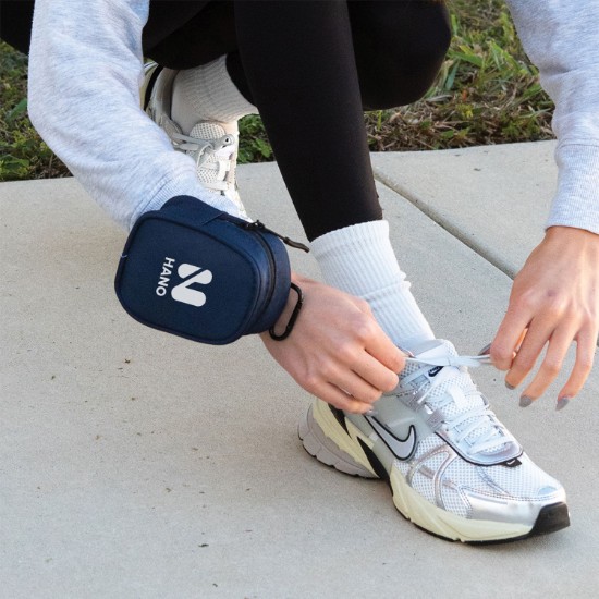 Anywhere Recycled Pouch with Carabiner and Wristband - Full Color