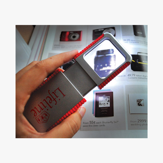 Slide Out Magnifier with Light - Clearance