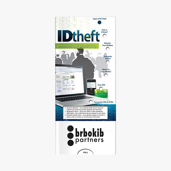 Awareness Pocket Slider - Identity Theft