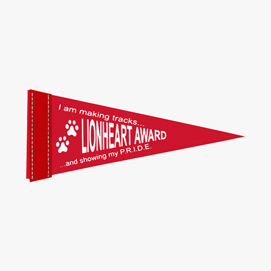 Felt Pennant - 4 x 10