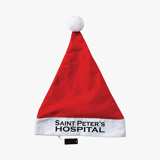 Light-Up Santa Hat