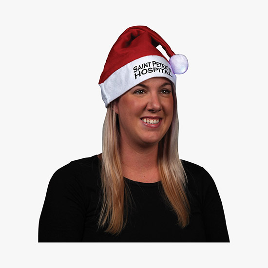 Light-Up Santa Hat