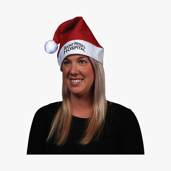 Light-Up Santa Hat