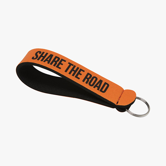 Full Color Neoprene Wristband with Key Ring