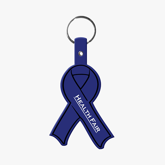 Flexible Key Tag - Awareness Ribbon