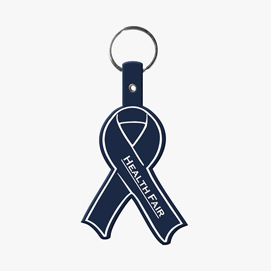 Flexible Key Tag - Awareness Ribbon