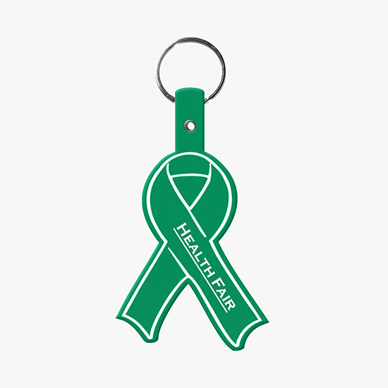 Flexible Key Tag - Awareness Ribbon