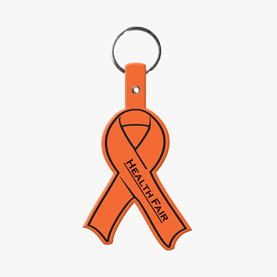 Flexible Key Tag - Awareness Ribbon