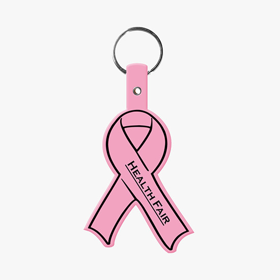 Flexible Key Tag - Awareness Ribbon