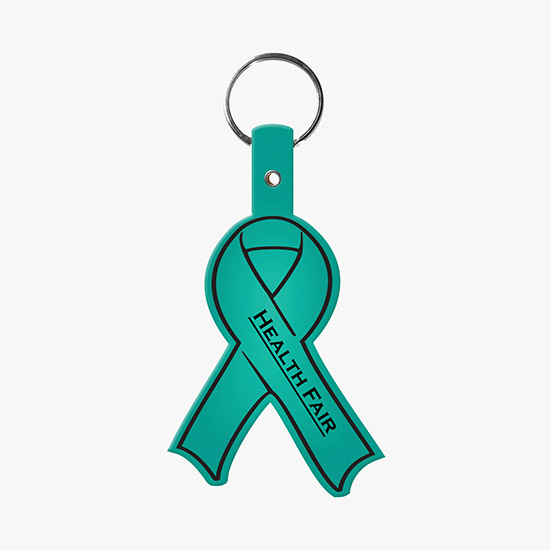 Flexible Key Tag - Awareness Ribbon
