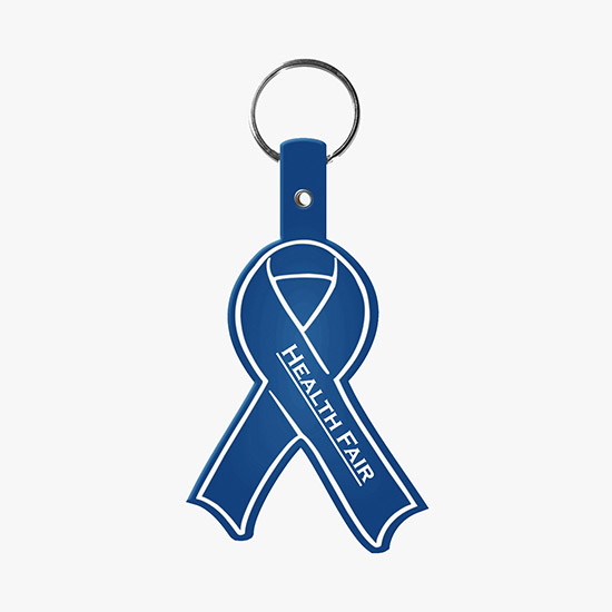 Flexible Key Tag - Awareness Ribbon