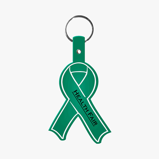 Flexible Key Tag - Awareness Ribbon
