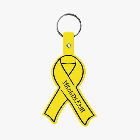 Flexible Key Tag - Awareness Ribbon