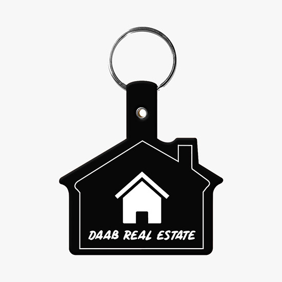 Flexible Key Tag - House