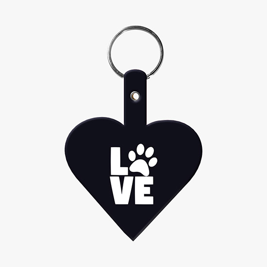 Flexible Key Tag - Heart