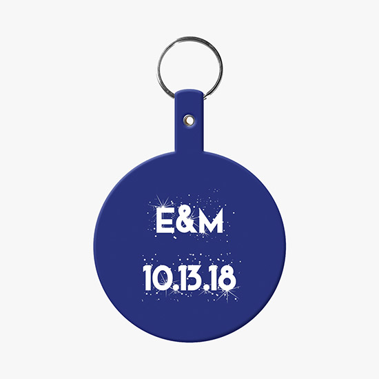 Flexible Key Tag - Large Circle
