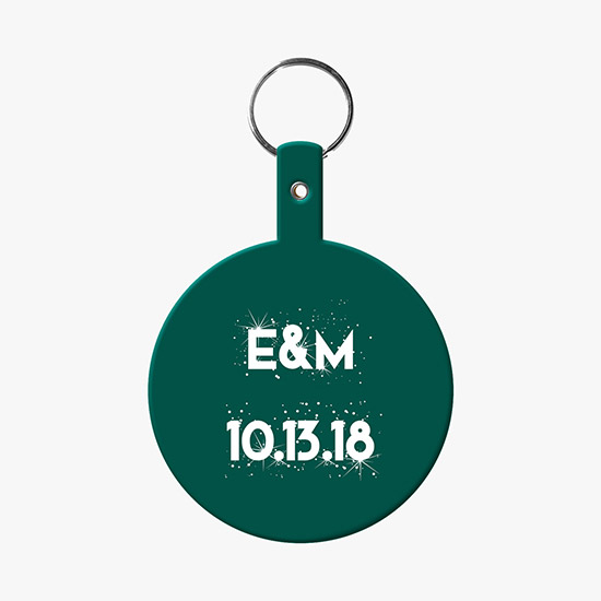 Flexible Key Tag - Large Circle